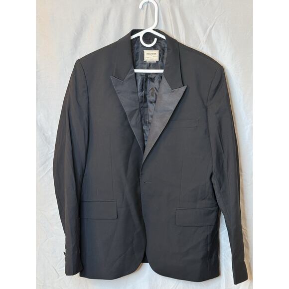 Zadig & Voltaire Vegas Evan Noir blazer 52 - Picture 1 of 11